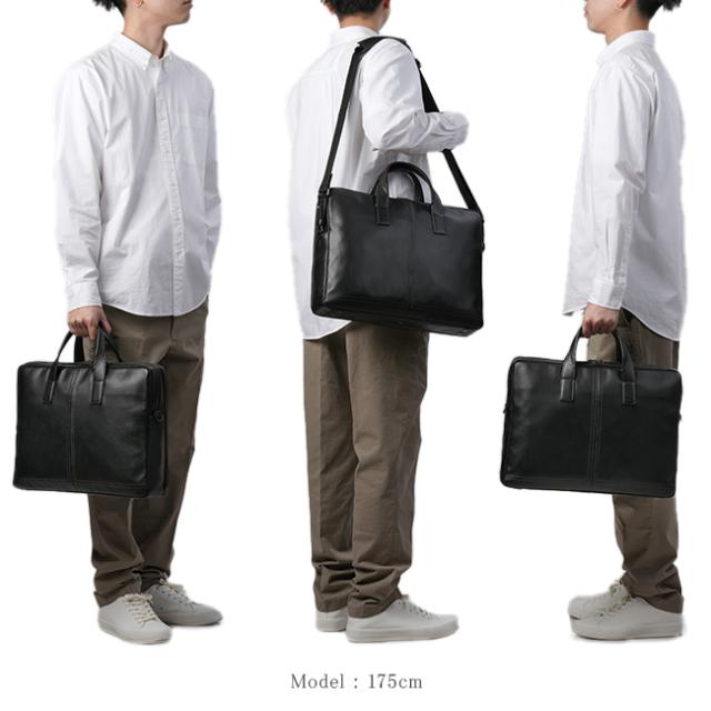 商品レビューで+5%｜ランバンコレクション ビジネスバッグ ブリーフケース メンズ ブランド レザー 本革 撥水 防水 日本製 A4 B4 2WAY LANVIN COLLECTION 286503_4