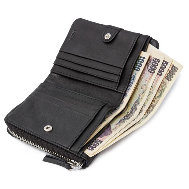 商品レビューで+5%｜ゾンネ ソフテン 二つ折り財布 ミドル財布 ミドル