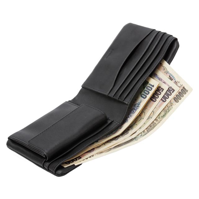 商品レビューで+5%｜ゾンネ ソフテン 二つ折り財布 本革 メンズ