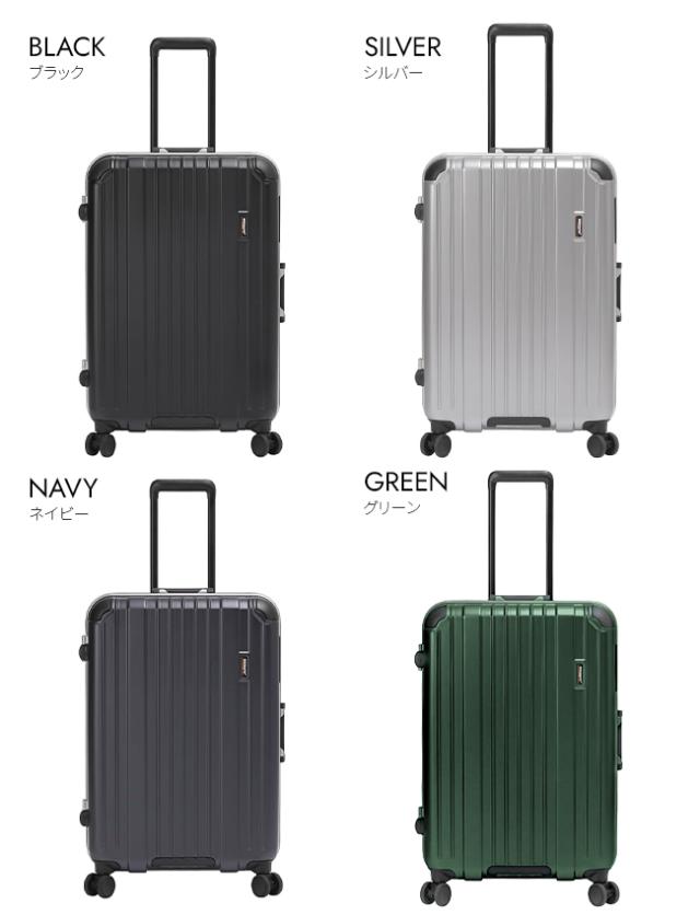 商品レビューで+5%｜バーマス ヘリテージ2 スーツケース キャリーケース Mサイズ 64L フレームタイプ ストッパー付き 静音 BERMAS HERITAGE2 60533_2