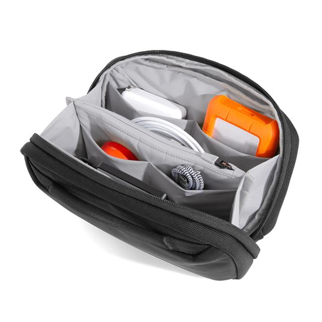 商品レビューで+5%｜エアー マルチポーチ Aer Cable Kit 3 ガジェットポーチ トラベルポーチ メンズ ブランド 軽量 防水 小さめ ミニ コンパクト 2.6L テックコレクション 31018