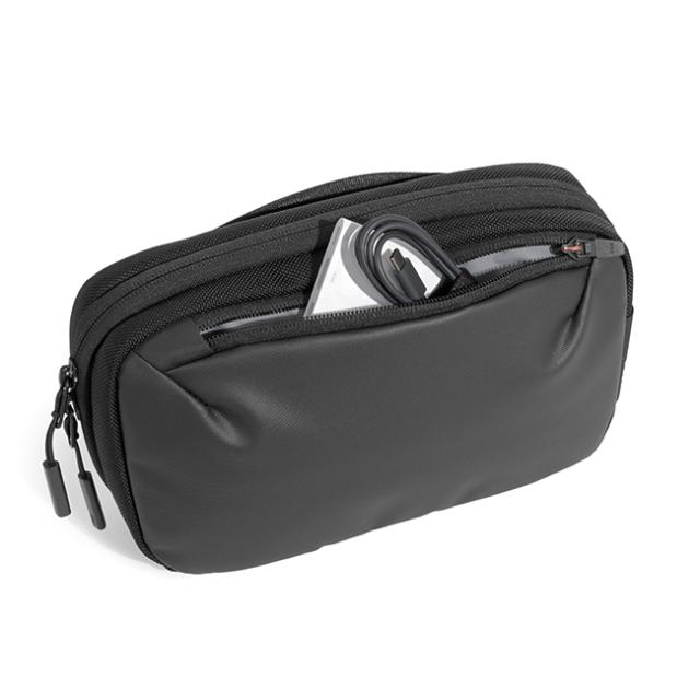 商品レビューで+5%｜エアー マルチポーチ Aer Cable Kit 3 ガジェットポーチ トラベルポーチ メンズ ブランド 軽量 防水 小さめ ミニ コンパクト 2.6L テックコレクション 31018