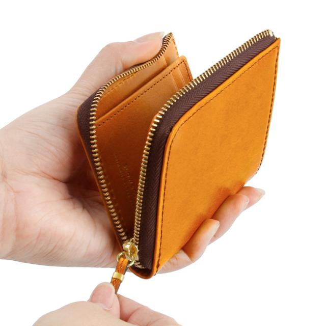 商品レビューで+5%｜SLOW スロウ 財布 ミニ財布 ミニウォレット L字ファスナー ボックス型 box型小銭入れ ハービー 本革 日本製 SLOW Herbie SO882P_10