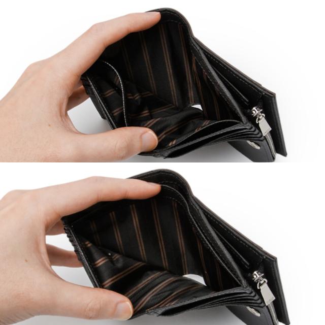 商品レビューで+5%｜タケオキクチ 財布 二つ折り財布 ミドルサイズ財布 ミドルウォレット メンズ ブランド レザー 本革 TAKEO KIKUCHI 726615_9