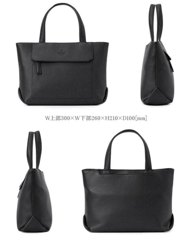 商品レビューで+5%｜ランバンコレクション トートバッグ ミニトートバッグ メンズ ブランド レザー 本革 撥水 軽量 LANVIN COLLECTION 285511_3