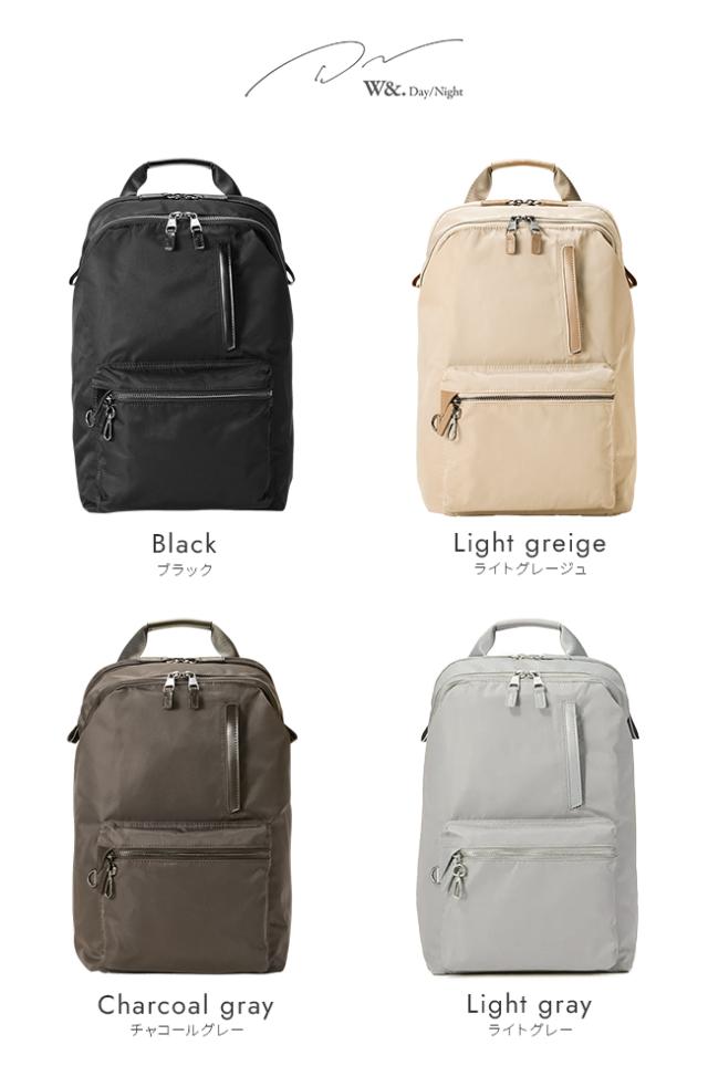商品レビューで+5%｜ダブルアンドデイナイト リュック ビジネスリュック レディース ブランド ナイロン 通勤 撥水 A4 13L PC 13.3インチ W＆.Day/Night 15276の通販は
