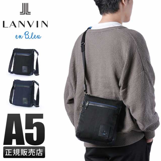 商品レビューで+5%｜ランバンオンブルー バッグ ショルダーバッグ メンズ ブランド 斜めがけバッグ A5 LANVIN en Bleu 530111の通販は