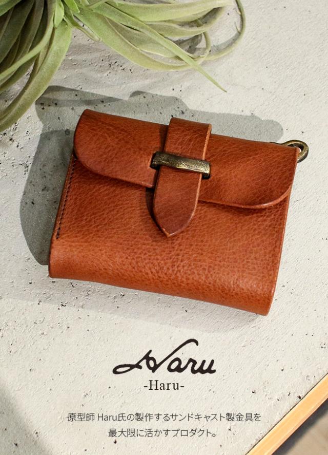 商品レビューで+5%｜ハル 二つ折り財布 ミドル財布 ミドルウォレット