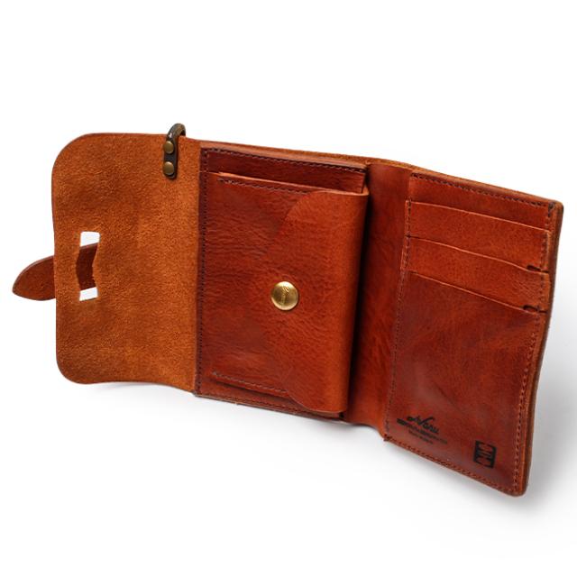 商品レビューで+5%｜ハル 二つ折り財布 ミドル財布 ミドルウォレット