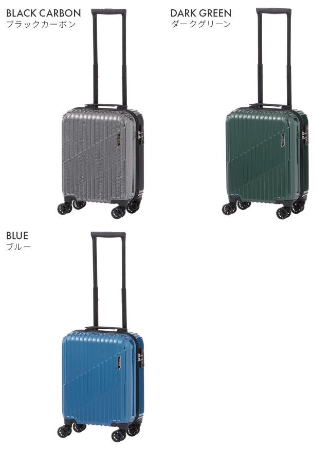 商品レビューで+5%｜エース クレスタ スーツケース 機内持ち込み Sサイズ SS 20L コインロッカー 軽量 ACE 06314 キャリーケース_1