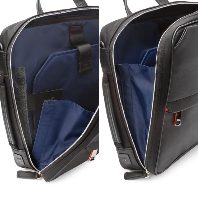 商品レビューで+5%｜ISIT ビジネスバッグ ビジネスリュック メンズ ブランド 通勤 A4 PC 14インチ 3WAY イズイット 937513_7