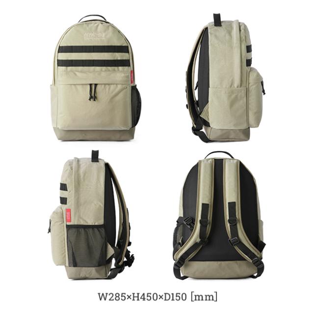 商品レビューで+5%｜マンハッタンポーテージ リュック バックパック メンズ レディース ブランド A4 19L 撥水 防水 キャンプ アウトドア Manhattan Portage MP1241-500CDFOREST_2