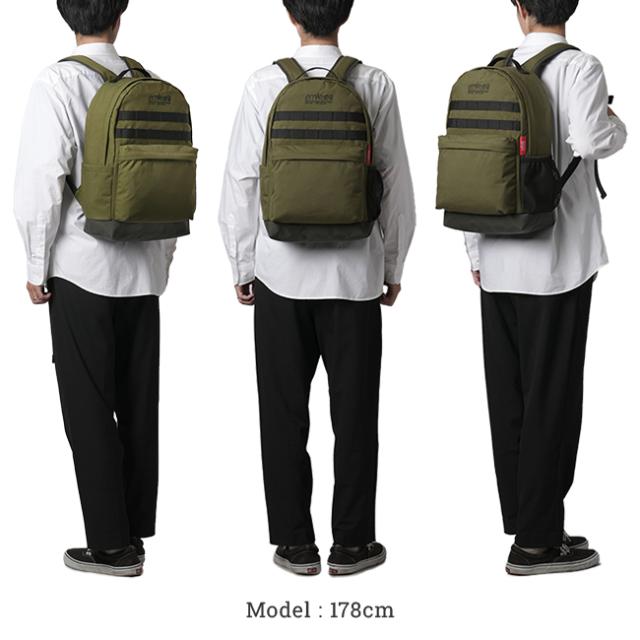 商品レビューで+5%｜マンハッタンポーテージ リュック バックパック メンズ レディース ブランド A4 19L 撥水 防水 キャンプ アウトドア Manhattan Portage MP1241-500CDFOREST_3