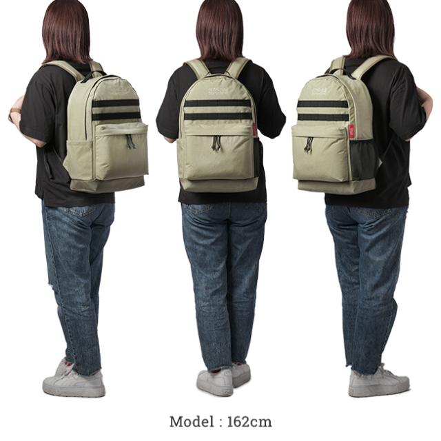 商品レビューで+5%｜マンハッタンポーテージ リュック バックパック メンズ レディース ブランド A4 19L 撥水 防水 キャンプ アウトドア Manhattan Portage MP1241-500CDFOREST_4