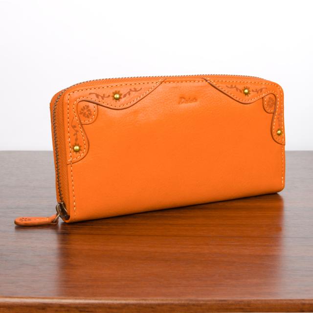 商品レビューで+5%｜ダコタ マーゴット ラウンドファスナー 長財布