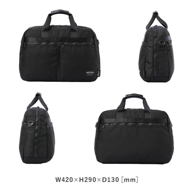 商品レビューで+5%｜ワンダーバゲージ アクティベート ビジネスバッグ 1WAY ブリーフケース A4 15.2L コーデュラ バリスティックナイロン 日本製 WONDER BAGGAGE ACTIVATE ZWB-G-032