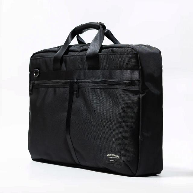 商品レビューで+5%｜ワンダーバゲージ アクティベート ビジネスバッグ 2WAY リュック ブリーフケース B4 12.9L コーデュラ バリスティックナイロン 日本製 WONDER BAGGAGE ACTIVATE ZWB-G-033