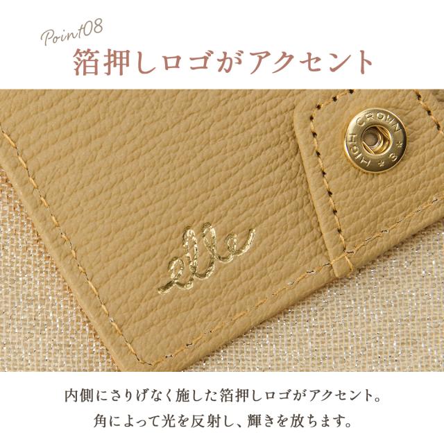 エル財布 elle 財布 二つ折り レディース ELLE エル 二つ折り財布 レディース ブランド レザー 本革 軽量 ボックス型小銭入れ BOX型 ミニ財布 薄い財布 コンパクト ミュー 5431310
