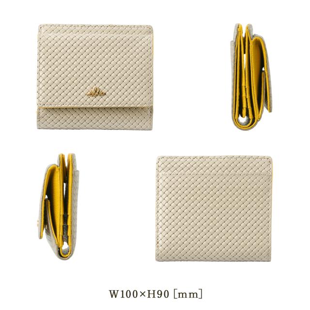 商品レビューで+5%｜ELLE エル 二つ折り財布 レディース ブランド レザー 本革 軽量 ボックス型小銭入れ BOX型 ミニ財布 薄い財布 コンパクト ミュー 5431310 商品レビューで+5%｜ELLE エル 二つ折り財布 レディース ブランド