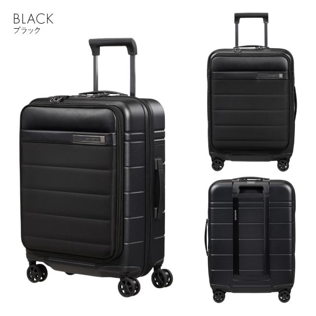 商品レビューで+5%｜サムソナイト スーツケース 機内持ち込み Mサイズ 41L/48L 軽量 拡張機能 フロントオープン USBポート 4輪 双輪 スピナー55 エキスパンダブル ネオポッド Samsonite NEOPOD KH3-002_1