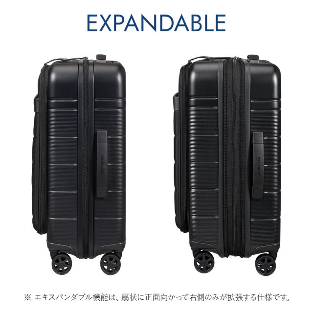 商品レビューで+5%｜サムソナイト スーツケース 機内持ち込み Mサイズ 41L/48L 軽量 拡張機能 フロントオープン USBポート 4輪 双輪 スピナー55 エキスパンダブル ネオポッド Samsonite NEOPOD KH3-002_4