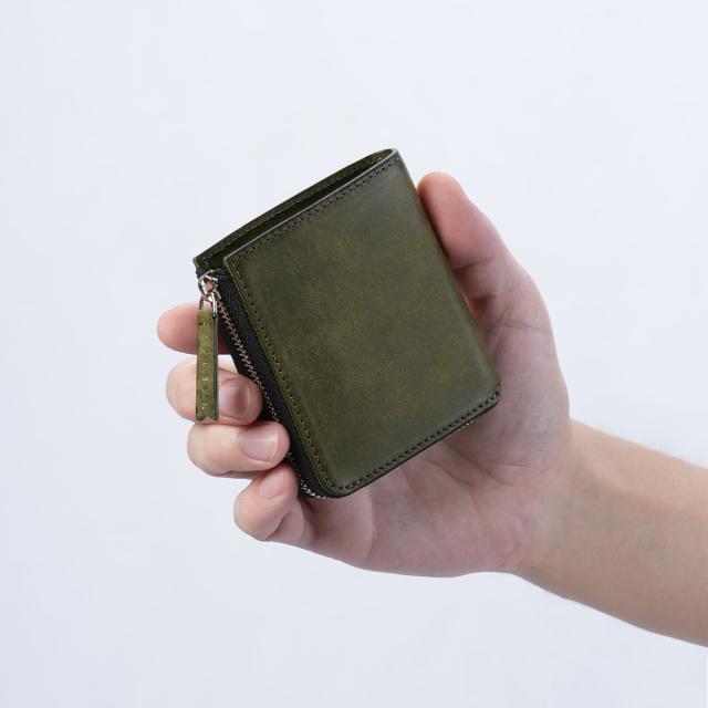 商品レビューで+5%｜クベラ ミニ ミニ財布 ミニウォレット 二つ折り財布 メンズ レディース ブランド レザー 本革 日本製 小さめ KUBERA 9981 MINI 51601 51602 51603_6