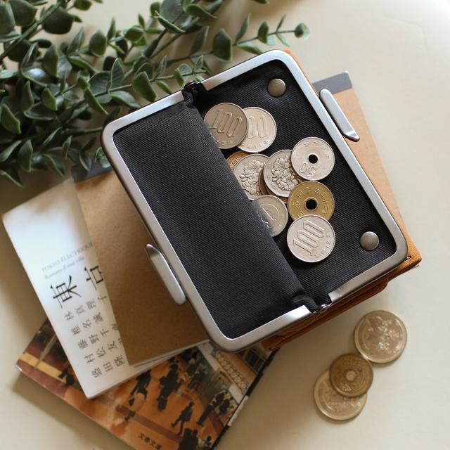 オーラマ 財布 三つ折り財布 本革 がま口 ミドルウォレット メンズ レディース ブランド HORAMA 55381 商品レビューで+5%｜オーラマ 財布 三つ折り財布 本革 がま口 ミドル