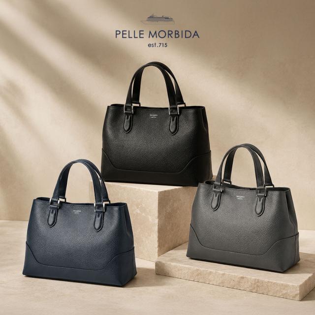 商品レビューで+5%｜ペッレモルビダ テーラマリーナ トートバッグ メンズ レディース ブランド レザー 本革 日本製 小さめ PELLE MORBIDA Tela Marina pmo-te013_1