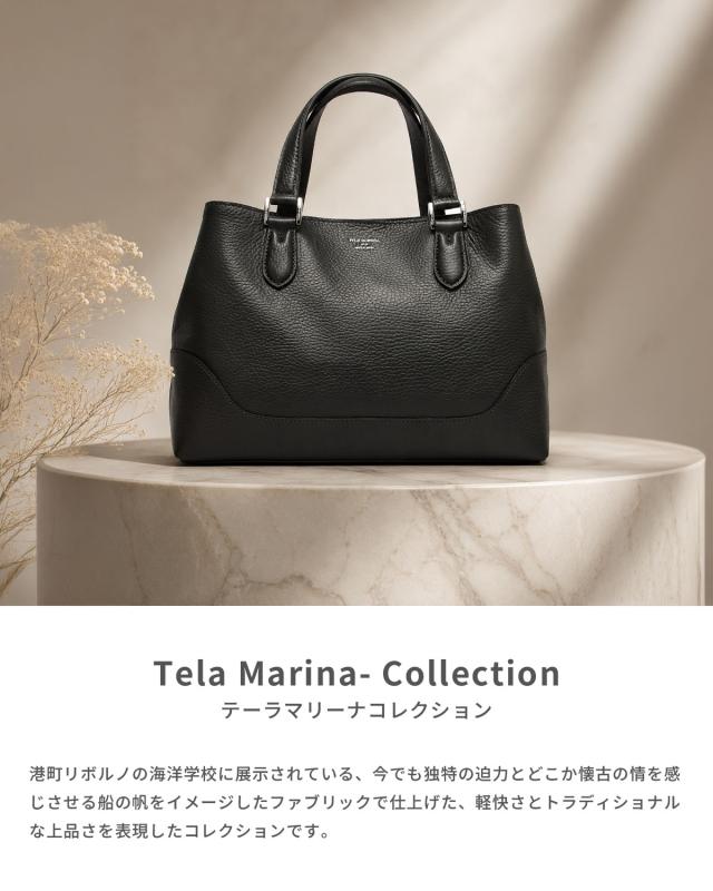 商品レビューで+5%｜ペッレモルビダ テーラマリーナ トートバッグ メンズ レディース ブランド レザー 本革 日本製 小さめ PELLE MORBIDA Tela Marina pmo-te013_3