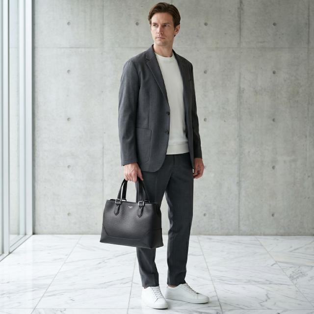 商品レビューで+5%｜ペッレモルビダ テーラマリーナ トートバッグ メンズ レディース ブランド レザー 本革 日本製 小さめ PELLE MORBIDA Tela Marina pmo-te013_5