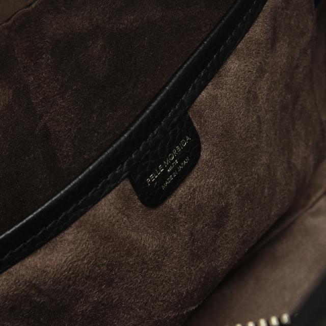 商品レビューで+5%｜ペッレモルビダ テーラマリーナ トートバッグ メンズ レディース ブランド レザー 本革 日本製 ファスナー付き 小さめ PELLE MORBIDA Tela Marina pmo-te015_12