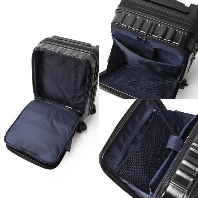 商品レビューで+5%｜ワイズリー ギャラン スーツケース 機内持ち込み Sサイズ SS 31L/35L フロントオープン ストッパー付き 拡張機能付き wise:ly GALANT 338-2550 キャリーケース キャリーバッグ_9