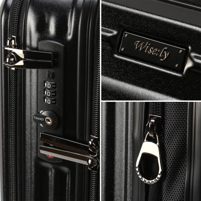 商品レビューで+5%｜ワイズリー ギャラン スーツケース 機内持ち込み Sサイズ SS 31L/35L フロントオープン ストッパー付き 拡張機能付き wise:ly GALANT 338-2550 キャリーケース キャリーバッグ_13