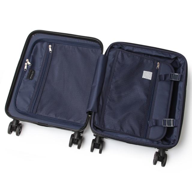 商品レビューで+5%｜ワイズリー ギャラン スーツケース 機内持ち込み Sサイズ SS 31L/35L フロントオープン ストッパー付き 拡張機能付き wise:ly GALANT 338-2550 キャリーケース キャリーバッグ_6