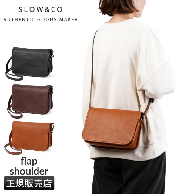 商品レビューで+5%｜SLOW スロウ バッグ ショルダーバッグ メンズ レディース ブランド レザー 本革 日本製 斜めがけ 小さめ 横型 A5 シービー フラップショルダー CB flap shoulder 858S46P_15