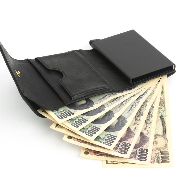 商品レビューで+5%｜カクタ 財布 本革 三つ折り財布 ミニ財布 小さい財布 ミニサイフ ミニウォレット メンズ レディース CACT'A Payment Hunter Wallet 2044_7