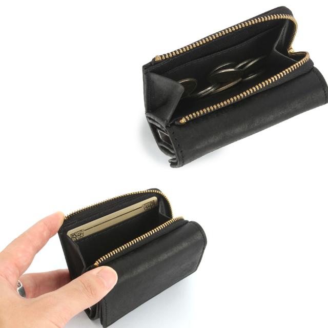 商品レビューで+5%｜カクタ 財布 本革 三つ折り財布 ミニ財布 小さい財布 ミニサイフ ミニウォレット メンズ レディース CACT'A Payment Hunter Wallet 2044_14