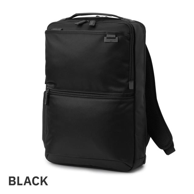 商品レビューで+5%｜サムソナイト ビジネスリュック メンズ ブランド 50代 40代 撥水 黒 通勤 A4 スクエア ボックス型 デボネア5 Samsonite Debonair 5 HS3-09005_1
