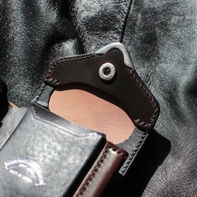 商品レビューで+5%｜クランプ 財布 二つ折り財布 本革 コードバン メンズ Cramp IK-928SP_6