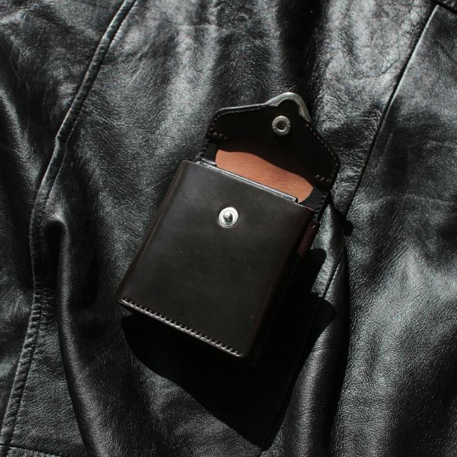 商品レビューで+5%｜クランプ 財布 二つ折り財布 本革 コードバン メンズ Cramp IK-928SP_8