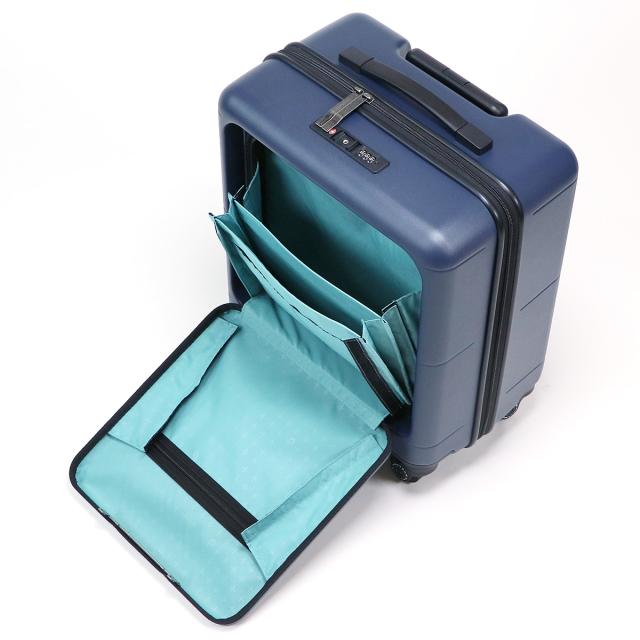商品レビューで+5%｜プロテカ スーツケース 機内持ち込み Sサイズ Mサイズ 40L 軽量 日本製 小型 小さめ フロントオープン 静音キャスター ストッパー 4輪 マックスパス4 PROTECA MAXPASS 4 01471 10年保証_7