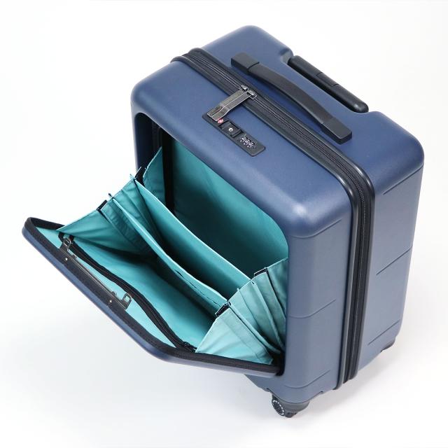 商品レビューで+5%｜プロテカ スーツケース 機内持ち込み Sサイズ Mサイズ 40L 軽量 日本製 小型 小さめ フロントオープン 静音キャスター ストッパー 4輪 マックスパス4 PROTECA MAXPASS 4 01471 10年保証_5