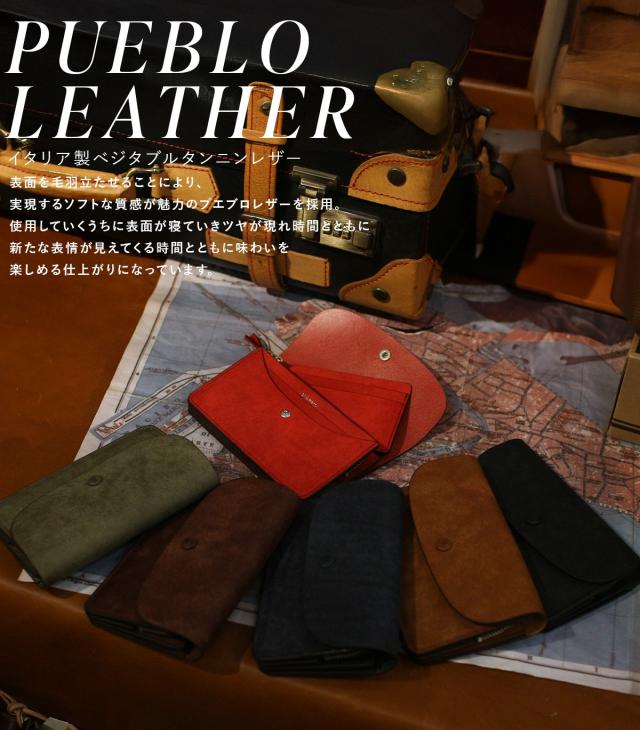 商品レビューで+5%｜SLOW スロウ 二つ折り財布 ミドル財布 メンズ レディース ブランド レザー 本革 日本製 薄型 薄い財布 ミドルウォレット カードケース付属 プエブロ Pueblo short wallet SO901P_3