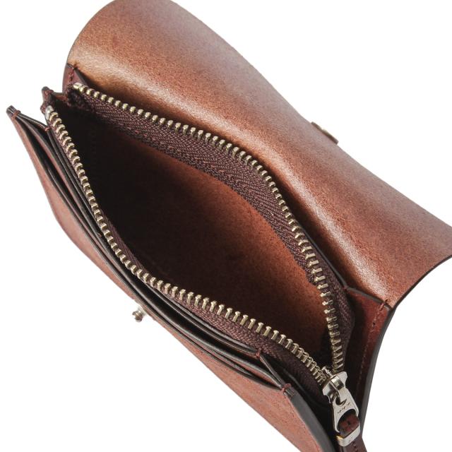 商品レビューで+5%｜SLOW スロウ ミニ財布 二つ折り財布 メンズ レディース ブランド レザー 本革 日本製 薄型 薄い財布 スリム コンパクトウォレット プエブロ Pueblo mini wallet SO902P_9