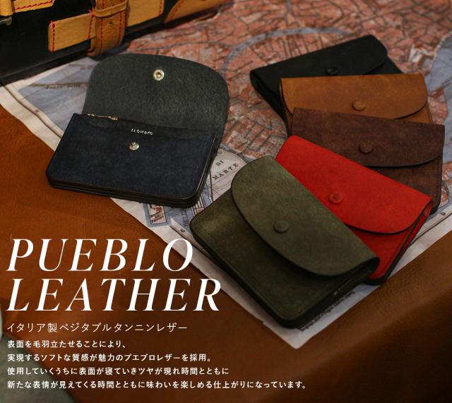 商品レビューで+5%｜SLOW スロウ ミニ財布 二つ折り財布 メンズ レディース ブランド レザー 本革 日本製 薄型 薄い財布 スリム コンパクトウォレット プエブロ Pueblo mini wallet SO902P_3