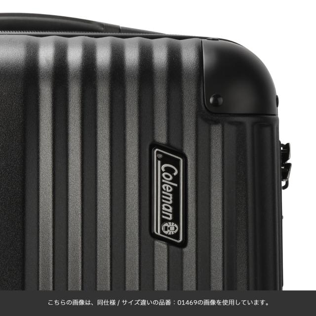 商品レビューで+5%｜コールマン スーツケース Mサイズ 60L 拡張機能 軽量 中型 キャリーケース Coleman 01470_1