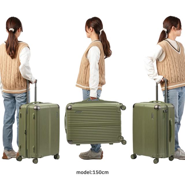 商品レビューで+5%｜コールマン スーツケース Mサイズ 60L 拡張機能 軽量 中型 キャリーケース Coleman 01470_5