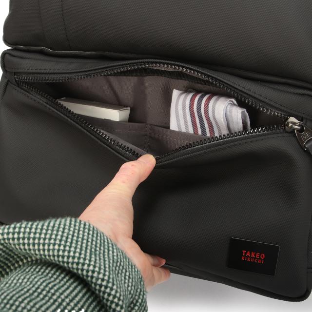 商品レビューで+5%｜タケオキクチ ビジネスリュック メンズ ブランド 50代 40代 大容量 黒 通勤 大きめ A4 B4 2WAY ビジネスバッグ ゼファー TAKEO KIKUCHI 704732_11