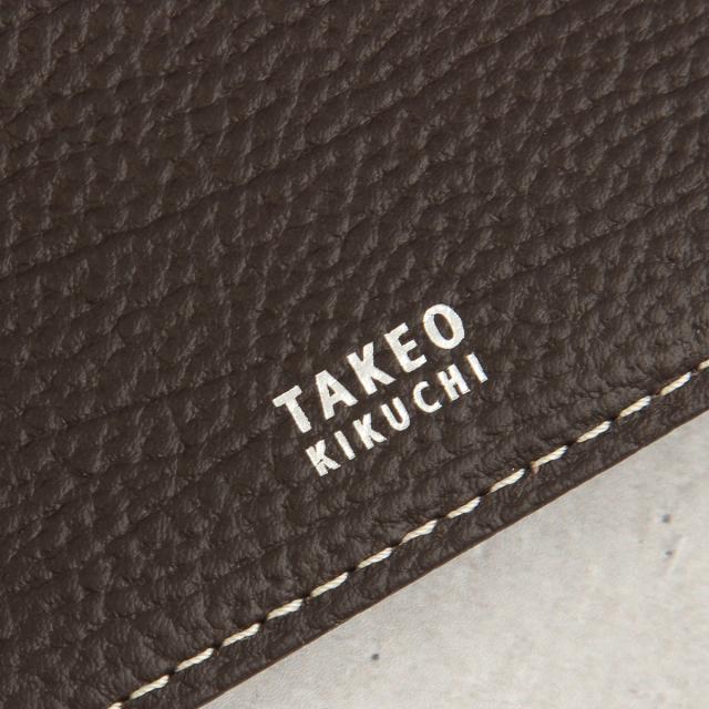 商品レビューで+5%｜タケオキクチ クォーター 二つ折り財布 メンズ