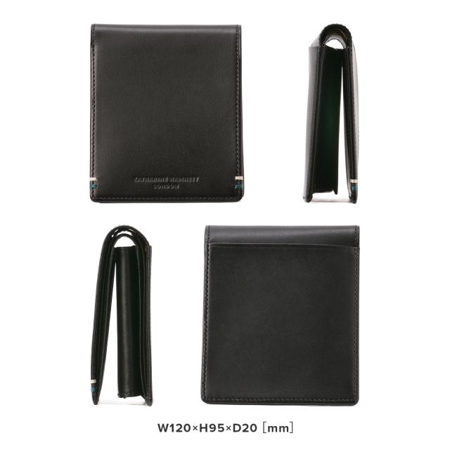 商品レビューで+5%｜キャサリンハムネット ベガ 財布 二つ折り財布 本